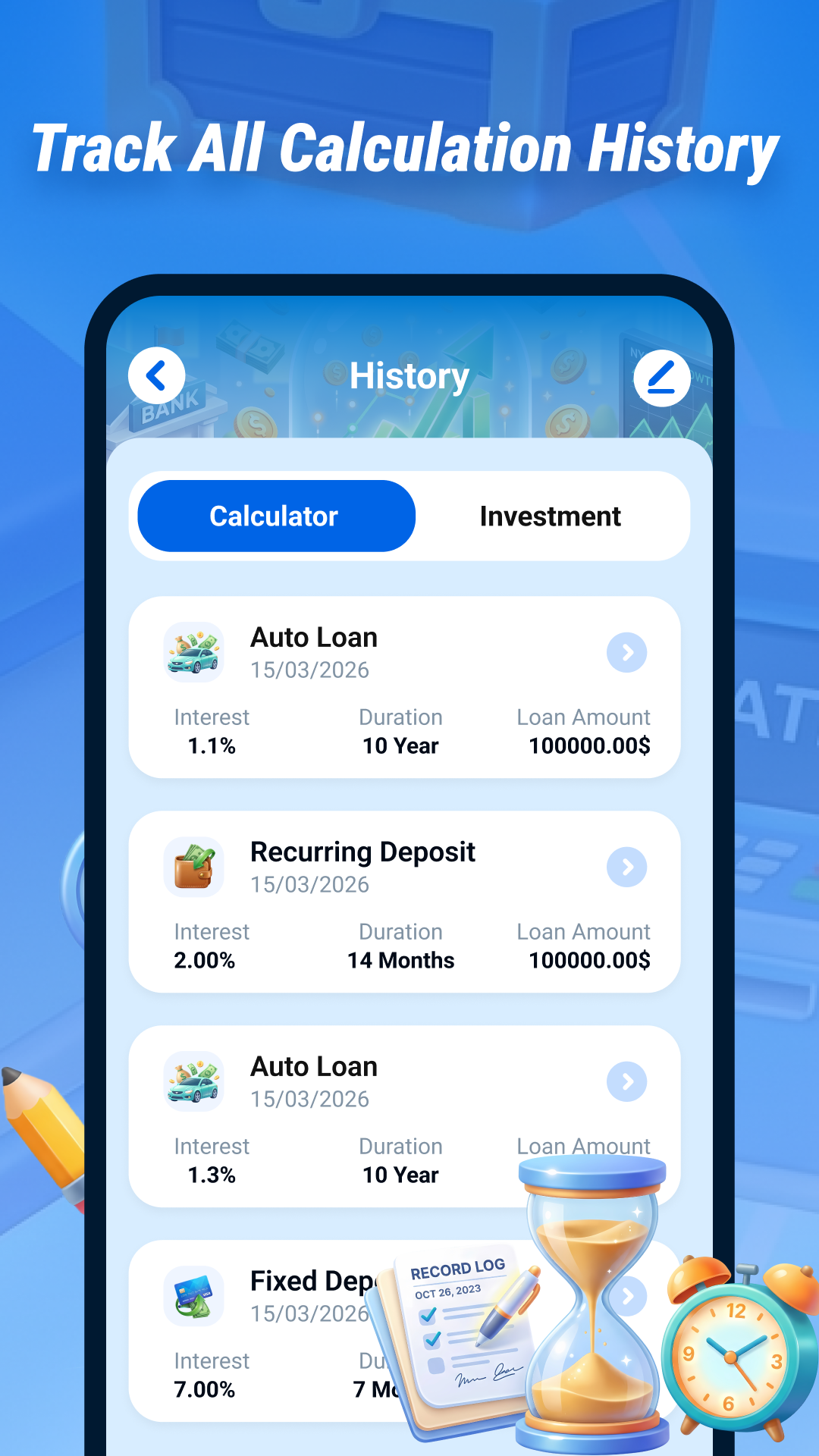 LoanWise fixed deposit calculator